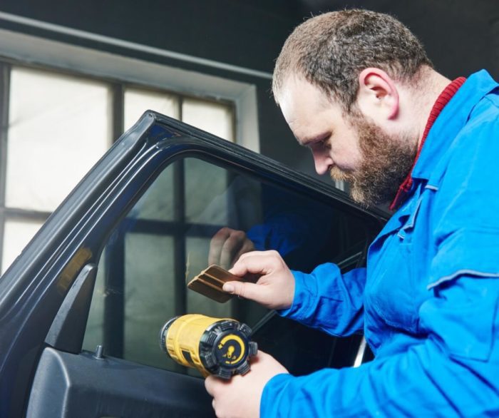 Car window secure shield